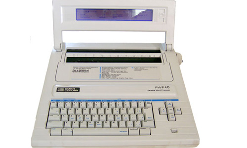By the late 1980s, electronic typewriters were more advanced.