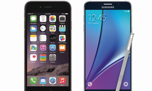 Apple and Samsung released smartphones with minor upgrades.