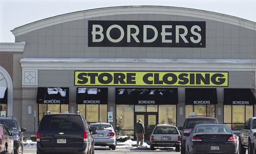 Borders closed its doors in 2011.