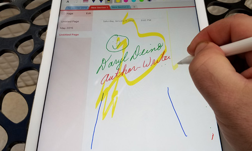 The Apple Pencil is the best stylus on the market.